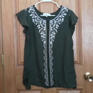 Embroidered Short Sleeve